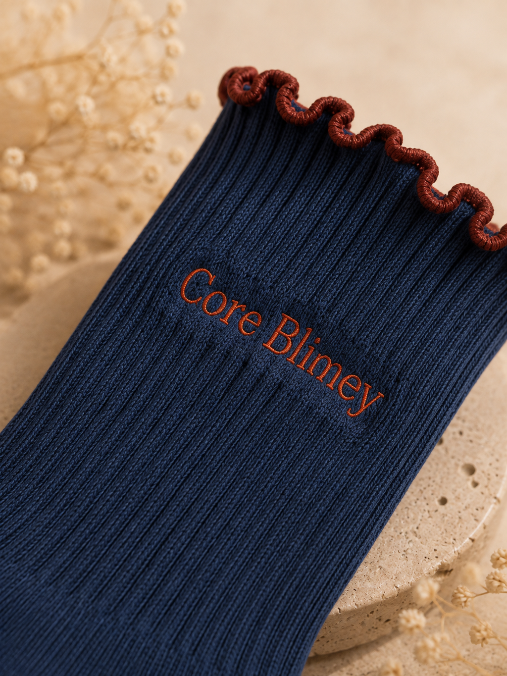 Club Bloom Core Blimey Pilates Socks - Non-Slip Crew