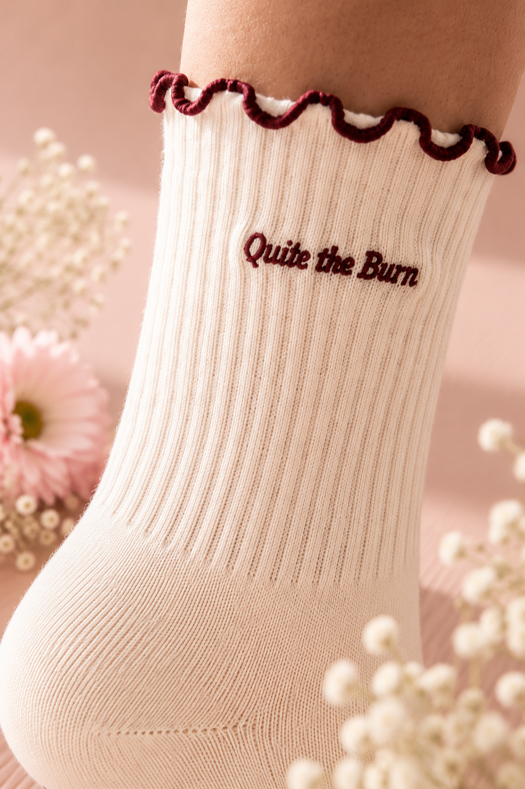 Quite the Burn - Pilates Grip Socks
