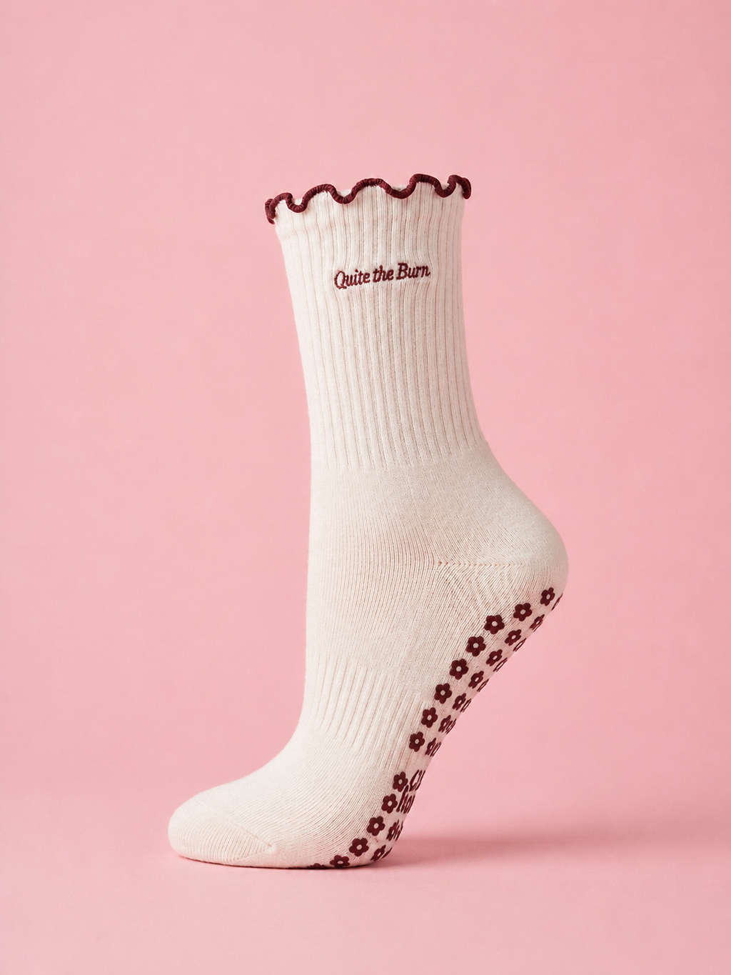 Quite the Burn - Pilates Grip Socks