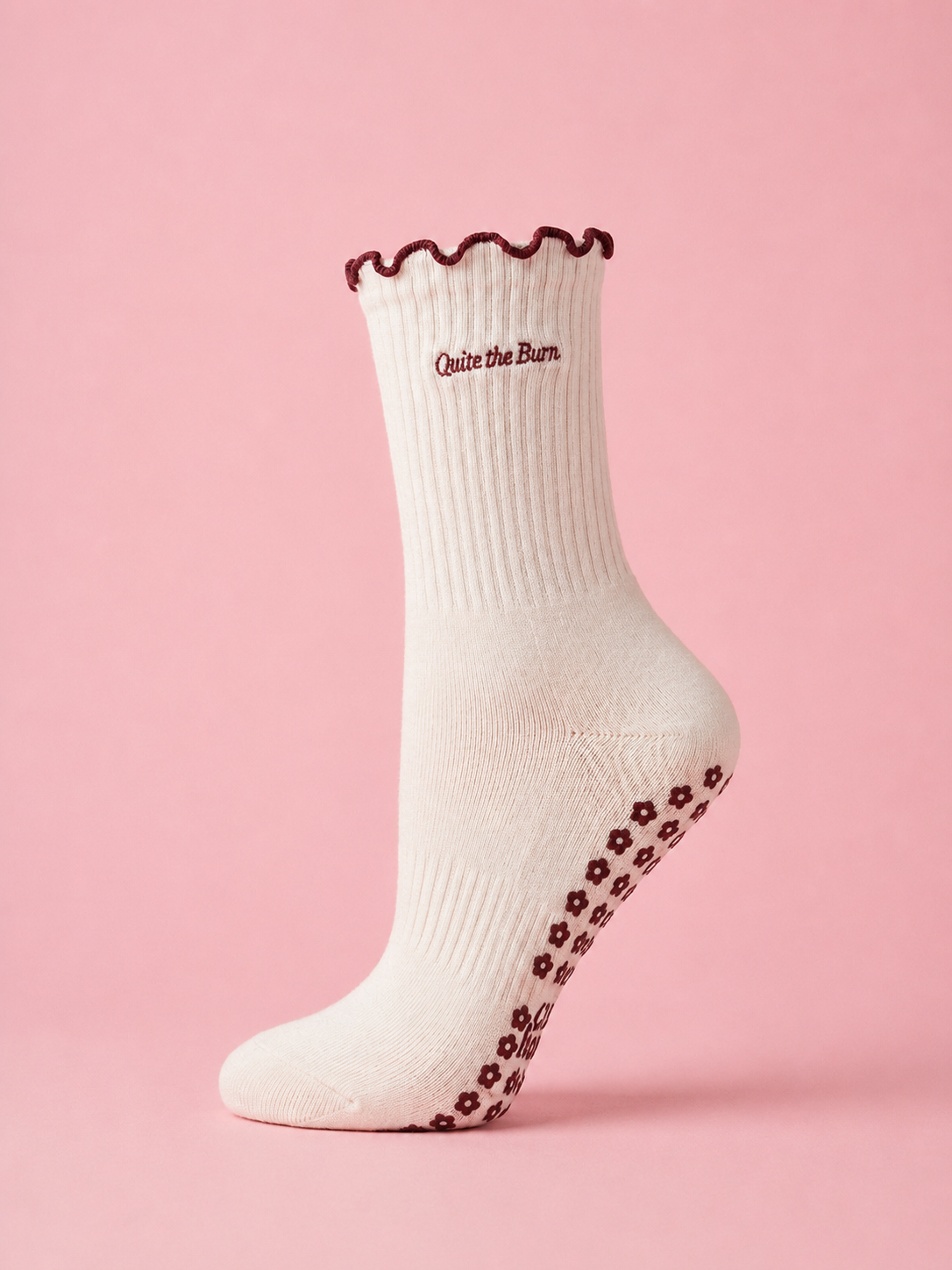 Quite the Burn - Pilates Grip Socks